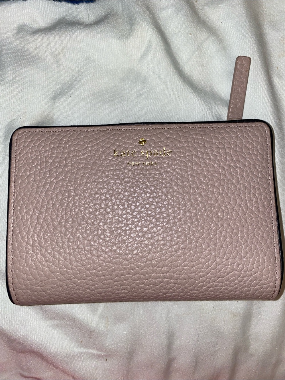 KATE SPADE NEW YORK LEILA LEATHER WALLET DUSTY PINK